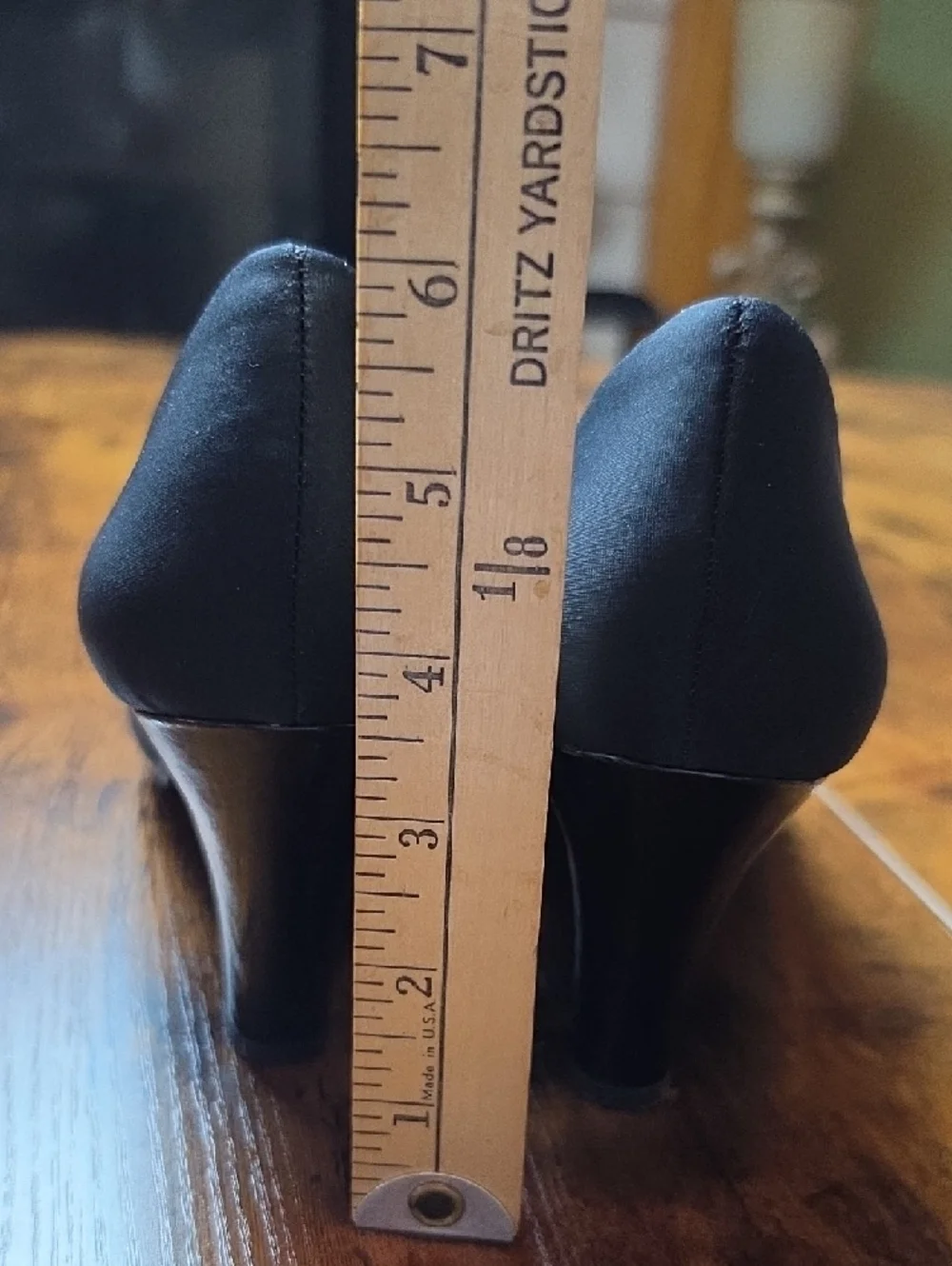 MOOTSIES TOOTSIES |‎ Black Mary Jane Heels Rounded Toe Leopard Print | 10
